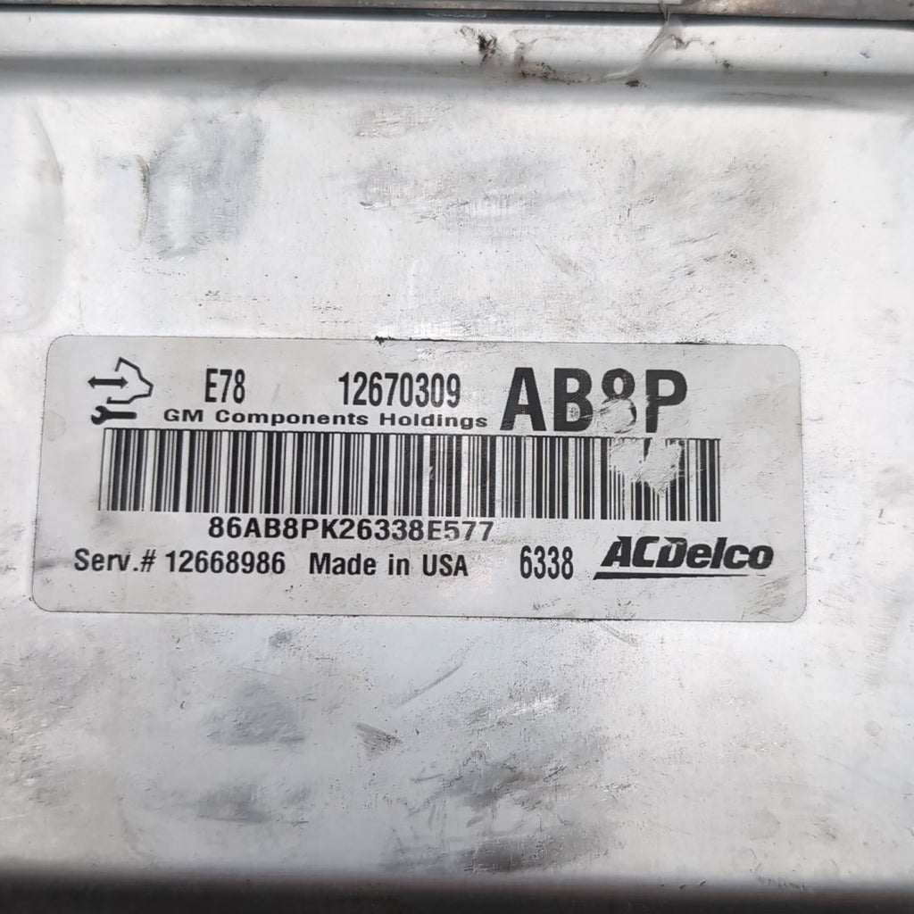 2017 2018 Chevrolet Sonic 1.8L Engine Computer Control Module ECM E78 12670309