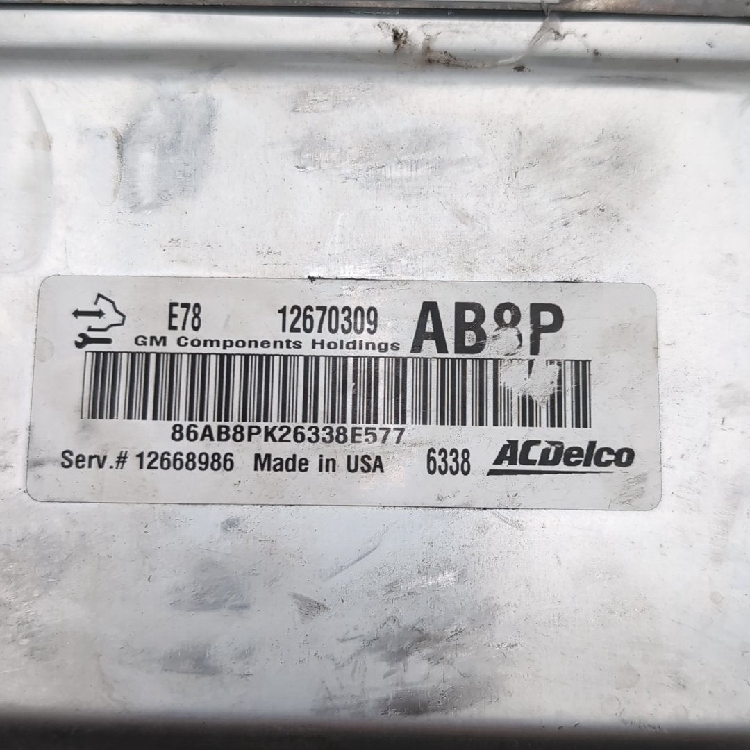 2017 2018 Chevrolet Sonic 1.8L Engine Computer Control Module ECM E78 12670309