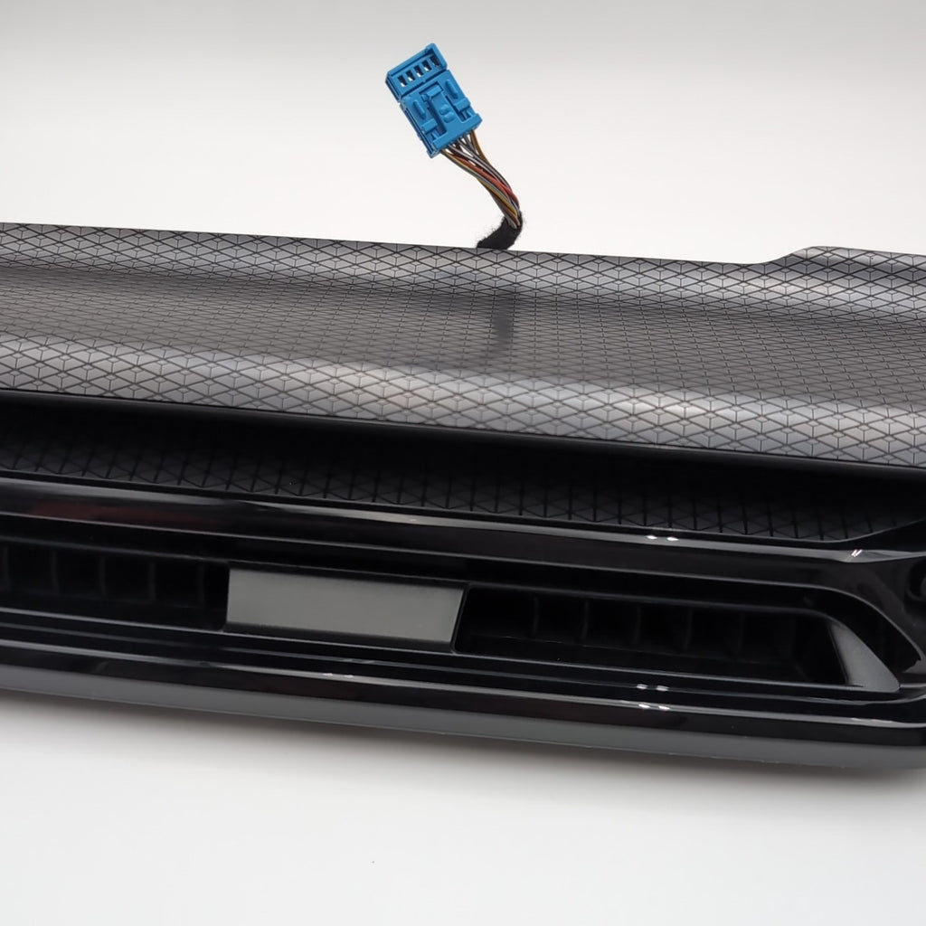 2025 2026 BMW G42 G20 G22 Center Dash Air Vent Assembly Trim Aluminum Rhombicle