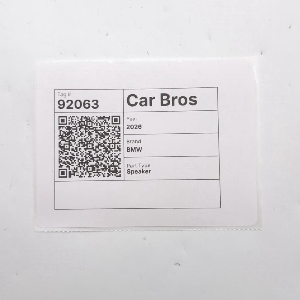 2021 - 2026 BMW XM X7 X6 X6M X5 X5M iX Bowers & Wilkins Roof Loudspeaker 2622509