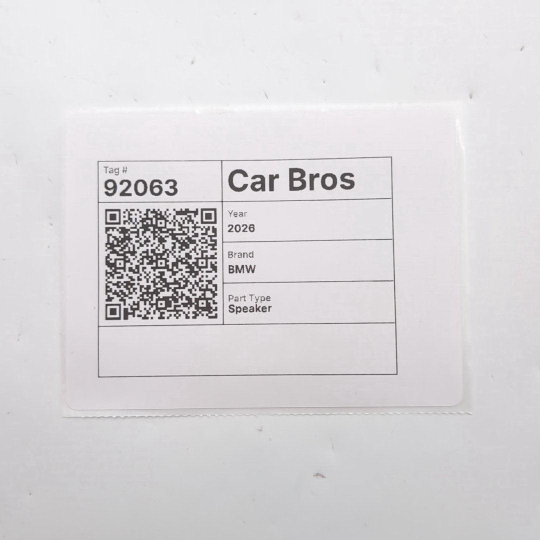 2021 - 2026 BMW XM X7 X6 X6M X5 X5M iX Bowers & Wilkins Roof Loudspeaker 2622509