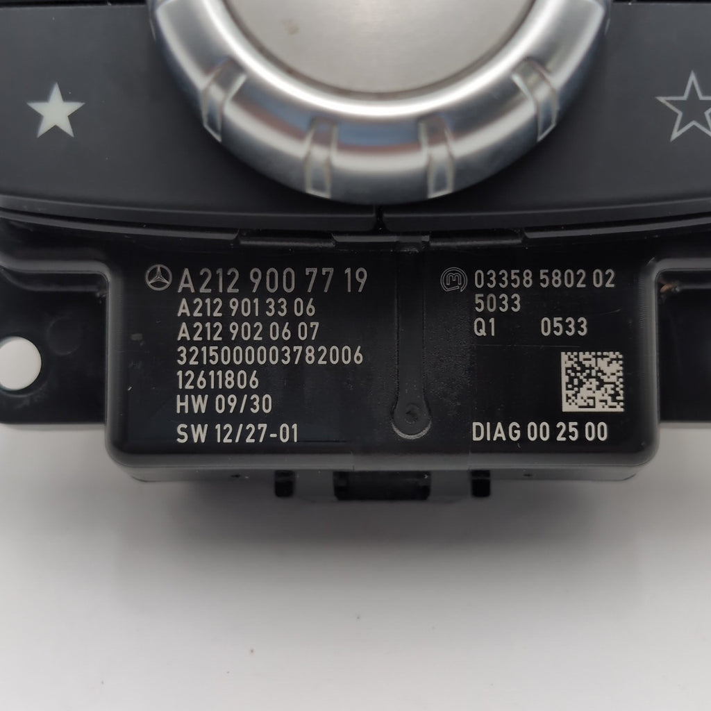 2014-16 Mercedes W212 E350 Center Console Head Unit Controller Knob Multi Switch