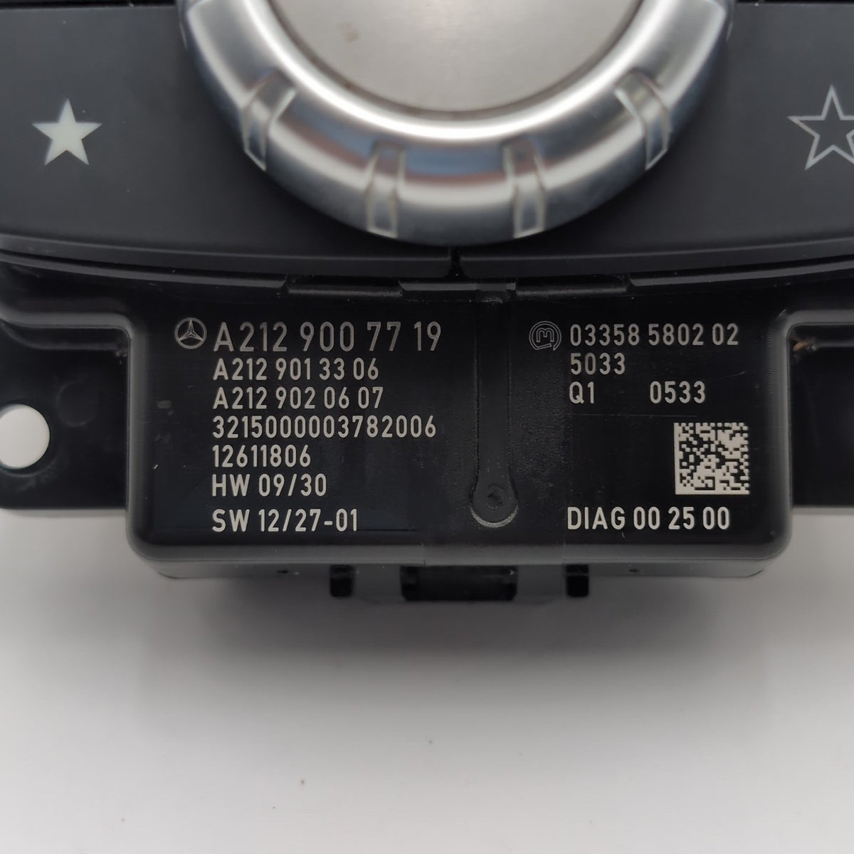 2014-16 Mercedes W212 E350 Center Console Head Unit Controller Knob Multi Switch