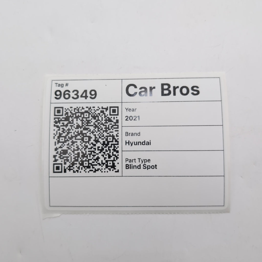 2019 2020 2021 Hyundai Kona SLAVE RH Right Blind Spot Radar Sensor 95820-J9000