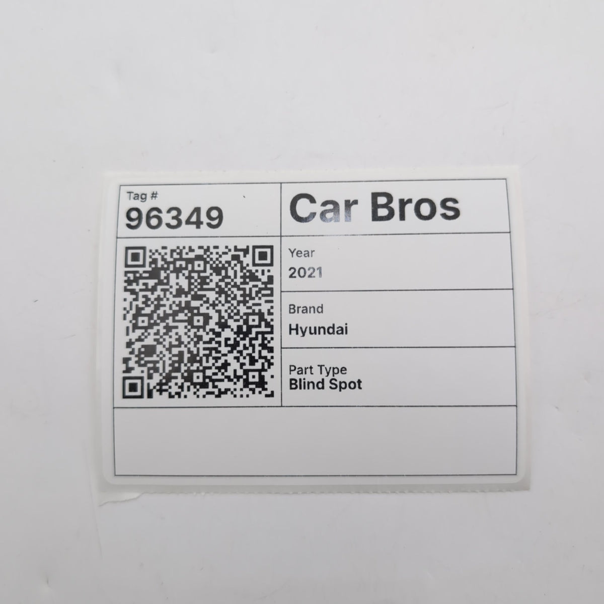 2019 2020 2021 Hyundai Kona SLAVE RH Right Blind Spot Radar Sensor 95820-J9000