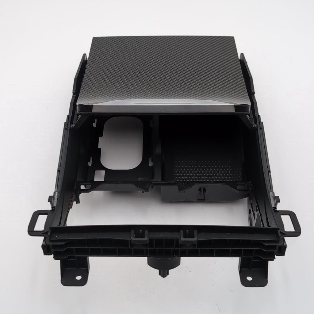 2019 - 2026 BMW X5 X6 X7 Center Console Storage Compartment Carbon Fiber Trim