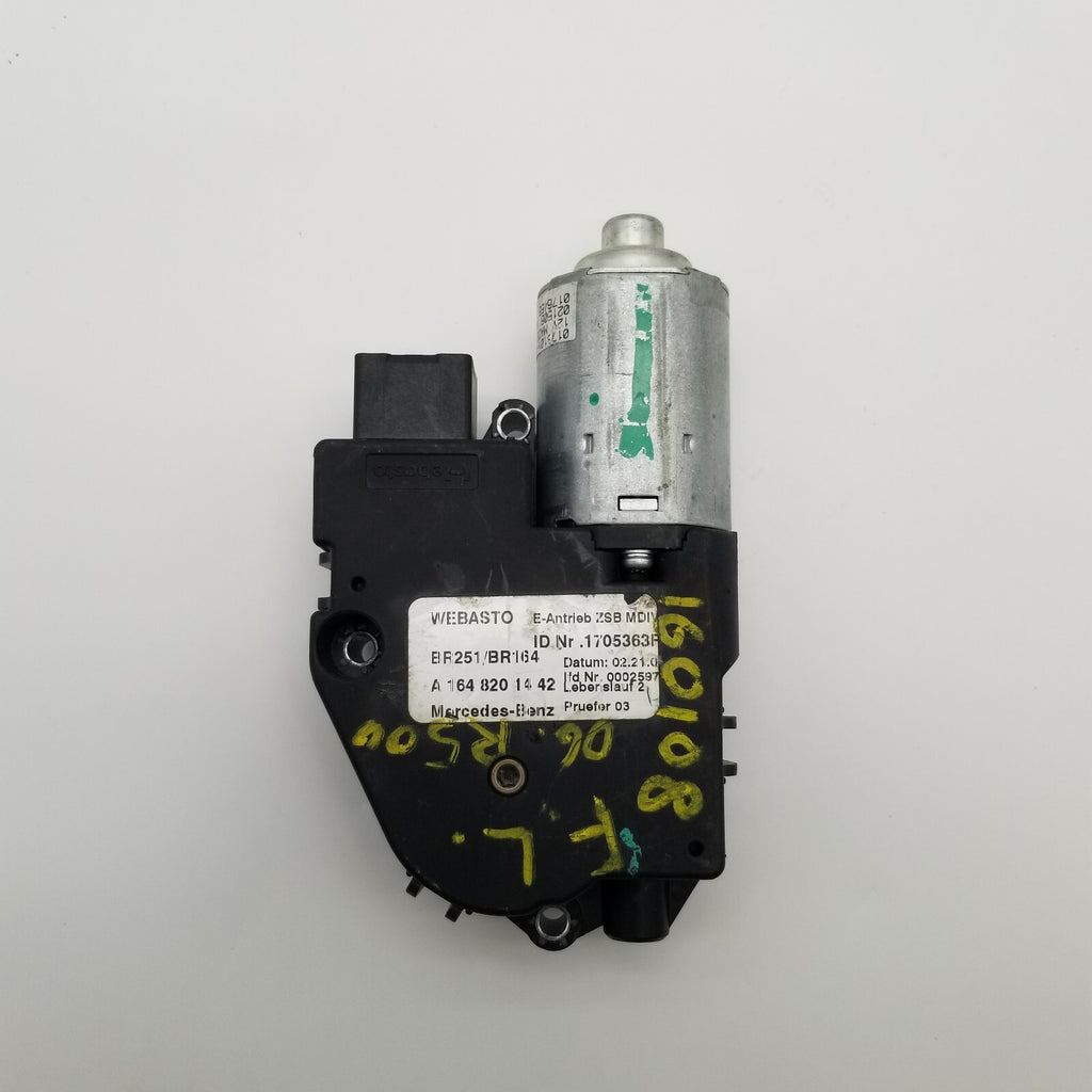 06-13 Mercedes GL550 R350 ML350 GL450 Pano Panoramic Sunroof Sun Roof Motor Unit