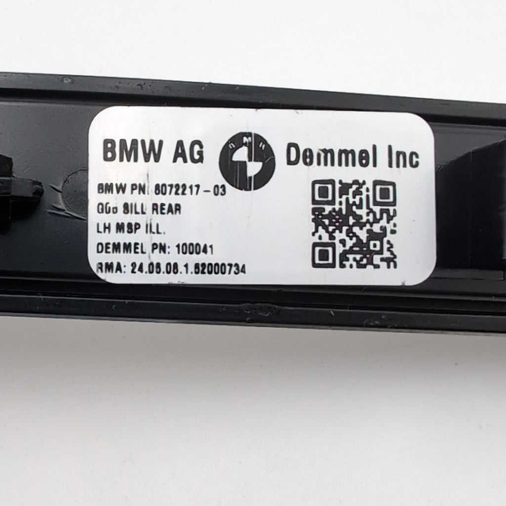 BMW X5M G05 Left Rear Side Door Sill M-Sport Trim Set 8072217 OEM