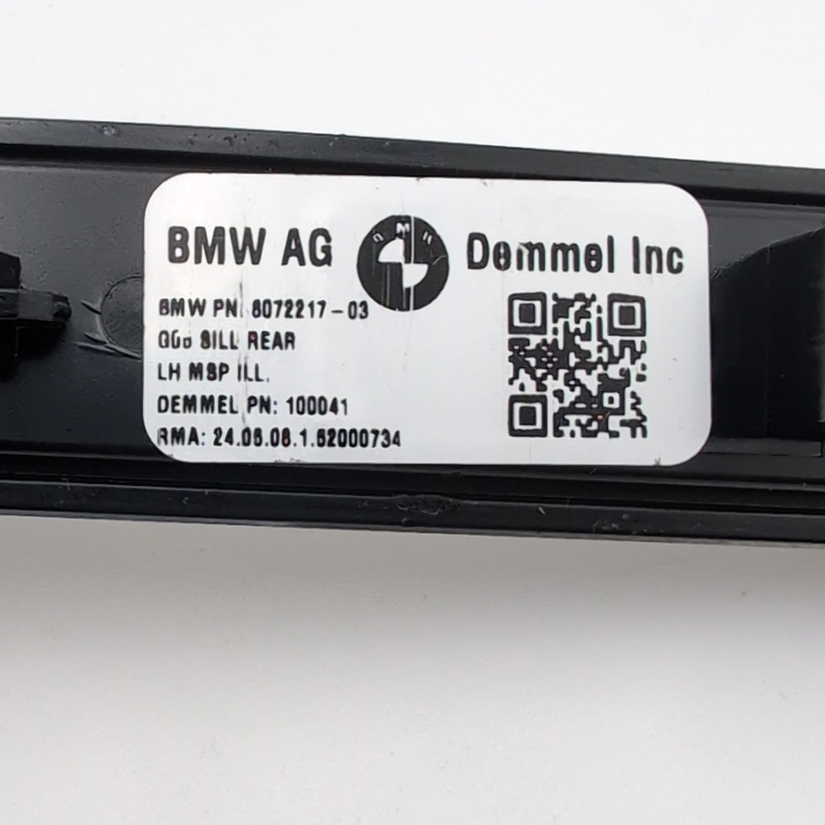 BMW X5M G05 Left Rear Side Door Sill M-Sport Trim Set 8072217 OEM