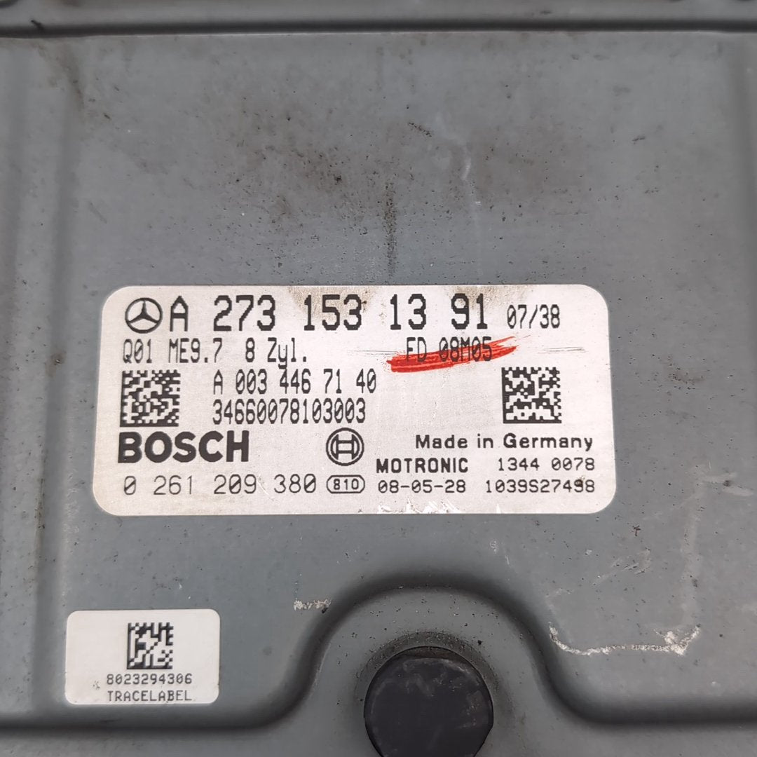 2008 - 2012 Mercedes ML550 5.5L Engine Computer Control Module ECU A2731531391