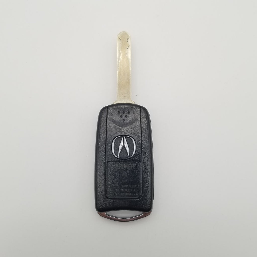 ACURA RDX MDX Keyless Entry Flip Key remote N5F0602A1A DRIVER 2 CUT KEY