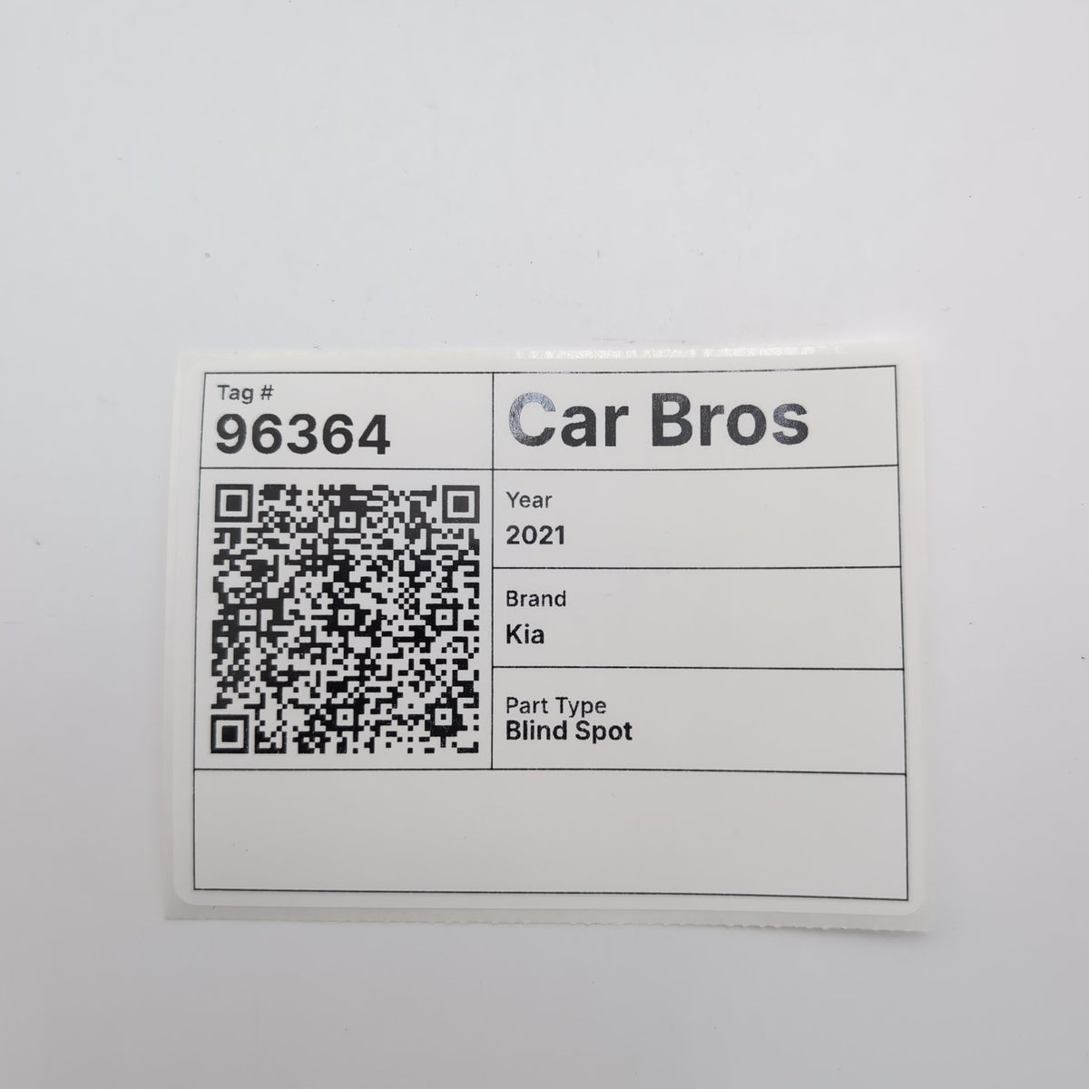 2019 2020 2021 Kia Forte RH SLAVE Rear Right Blind Spot Radar Sensor 99150-M6200