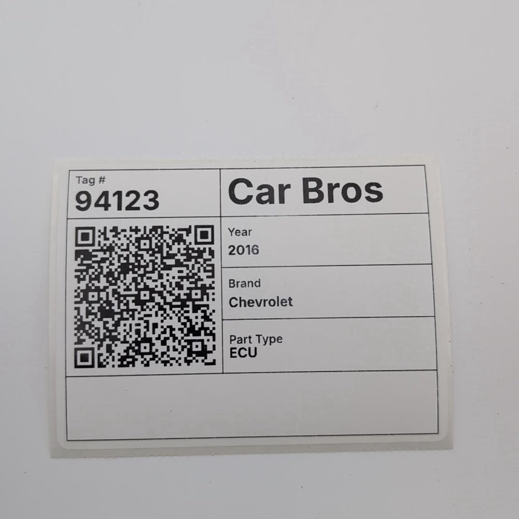 2013 - 2016 Chevrolet Cruze Engine Computer Control Module ECU E78 12668885