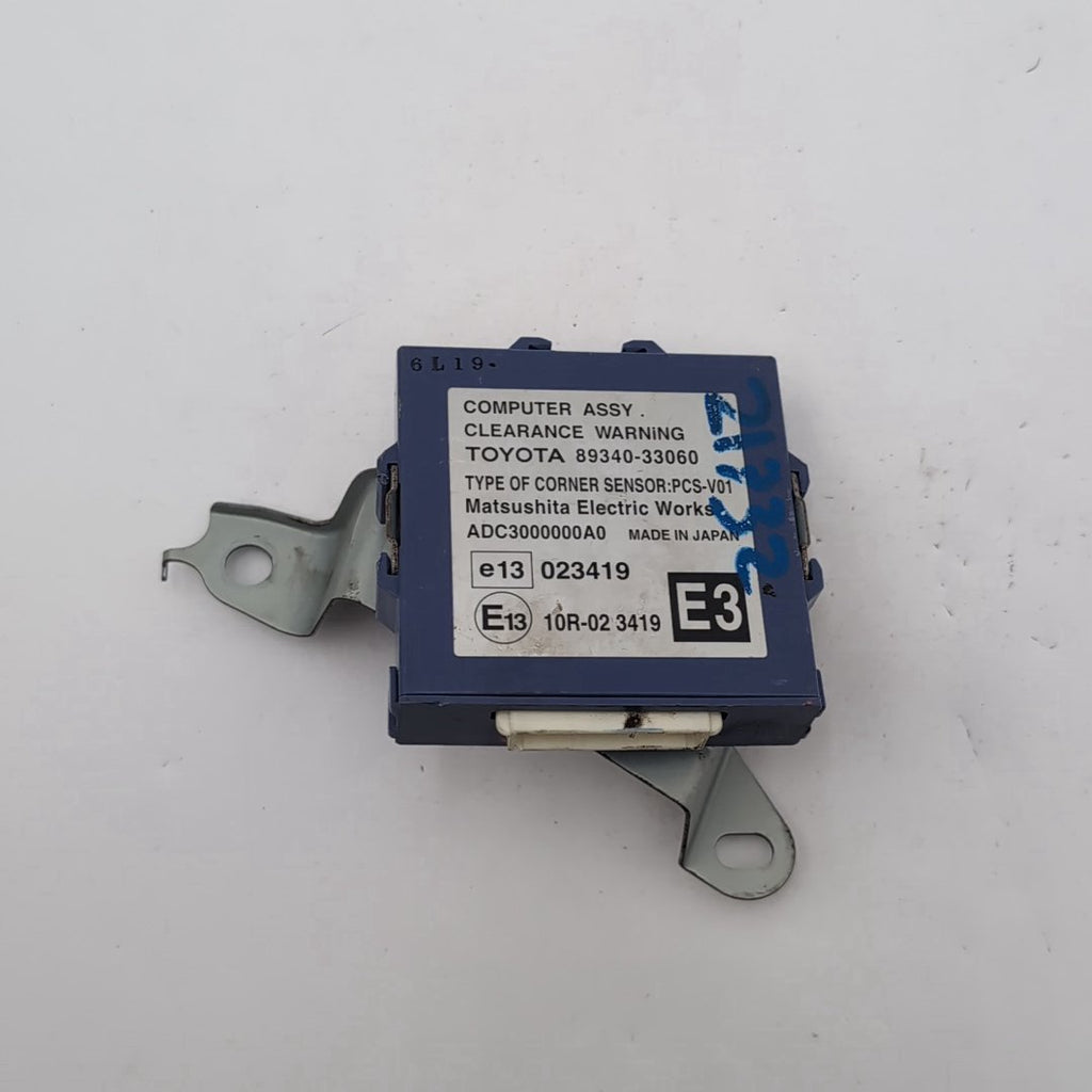 2007 - 2012 Lexus ES350 Park Assist Clearance Computer Module OEM 89340-33060