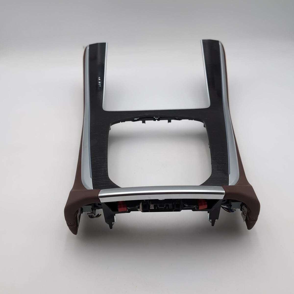 2024 2025 BMW X5 Center Console Wood Trim Fineline Argento Gloss 7884113
