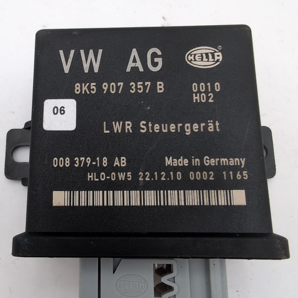 2009- 2012 Audi A4 S5 S4 Headlight Range Control Module Black 8K5907357