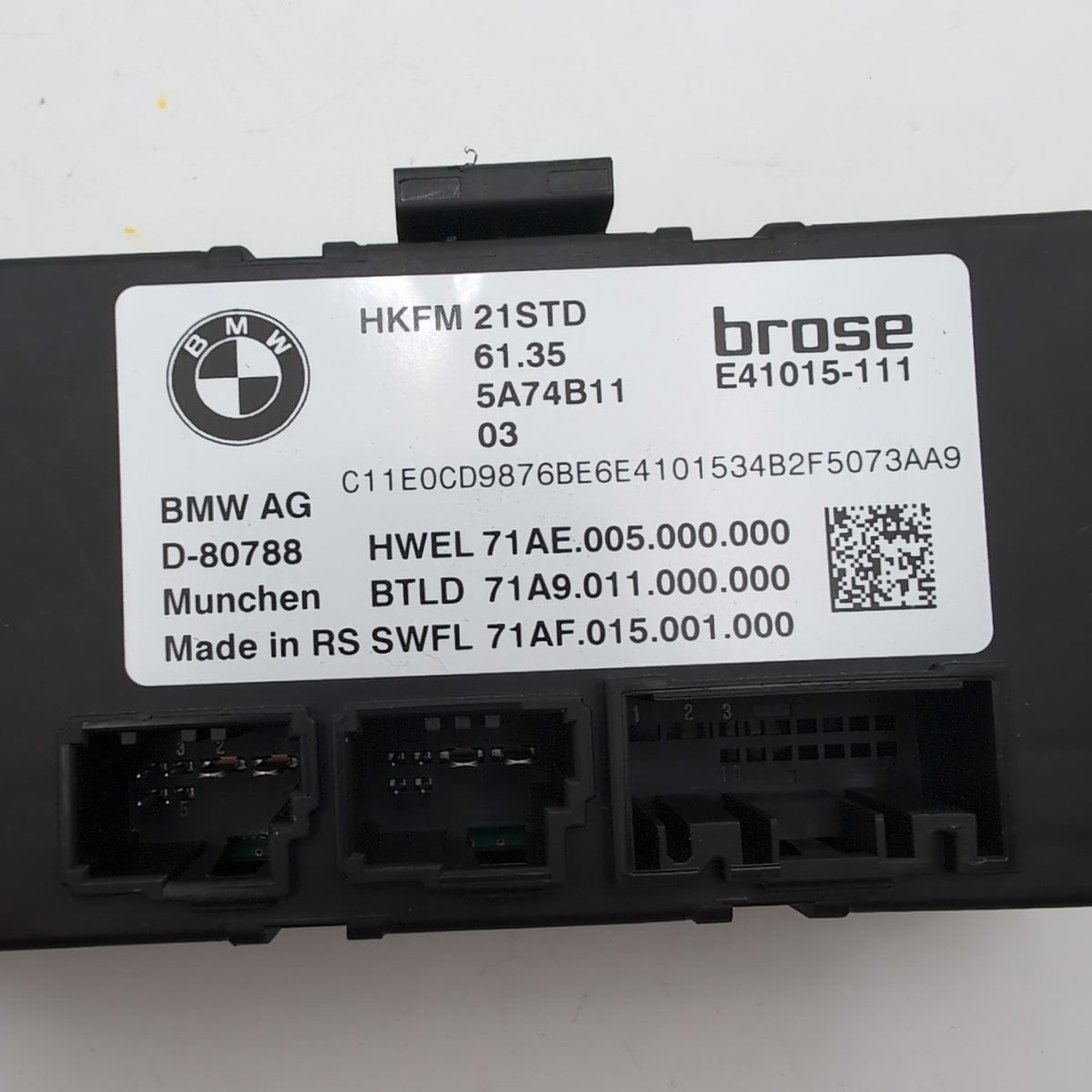 2023 2024 2025 BMW G60 XM X1 X2 X3 Trunk Lid Liftgate Control Module 5A74B11