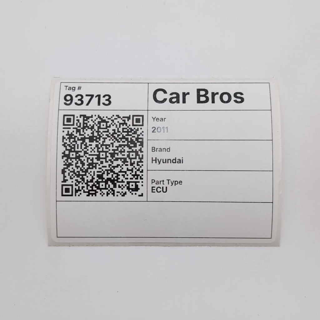 2011 Hyundai Sonata 2.4L Engine Computer Control Module ECU 39101-2G660