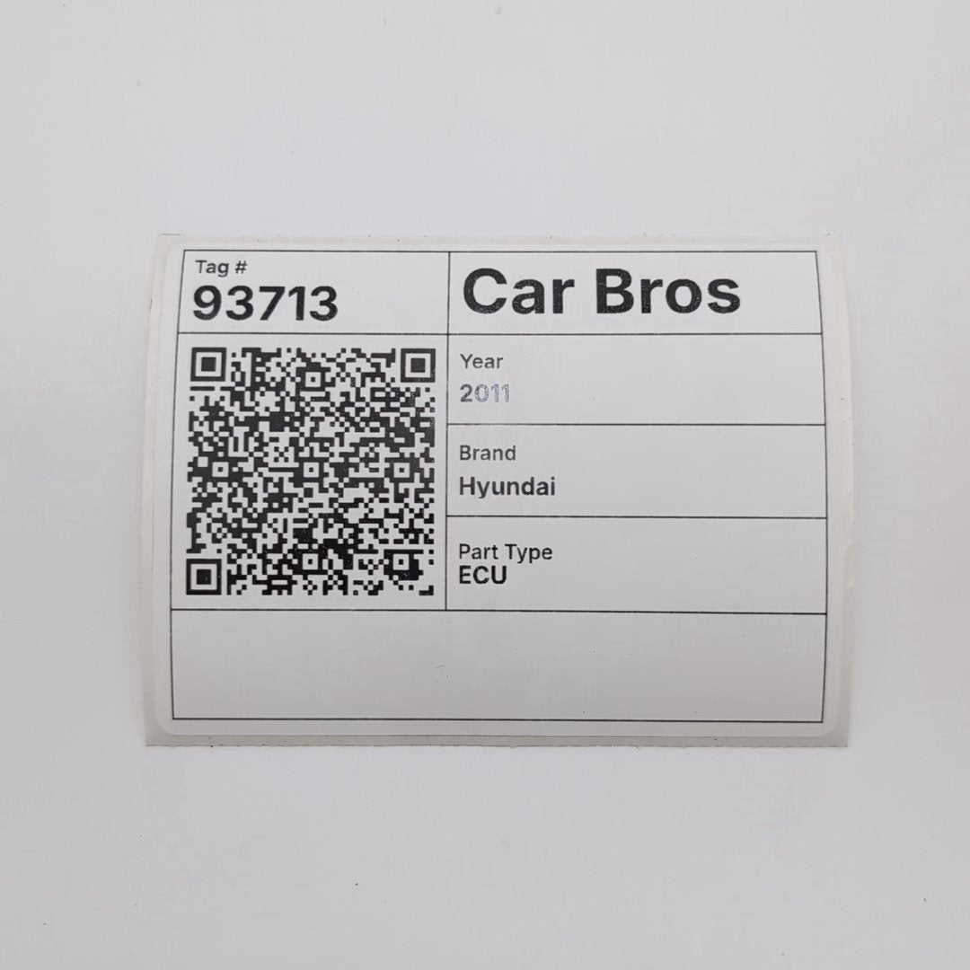2011 Hyundai Sonata 2.4L Engine Computer Control Module ECU 39101-2G660
