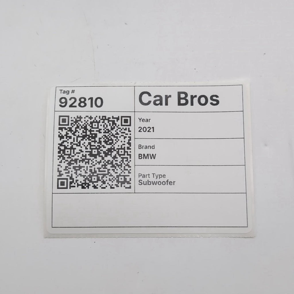 2019 - 2026 BMW X5 X6 X7 Front Left or Right Subwoofer Speaker 2622515