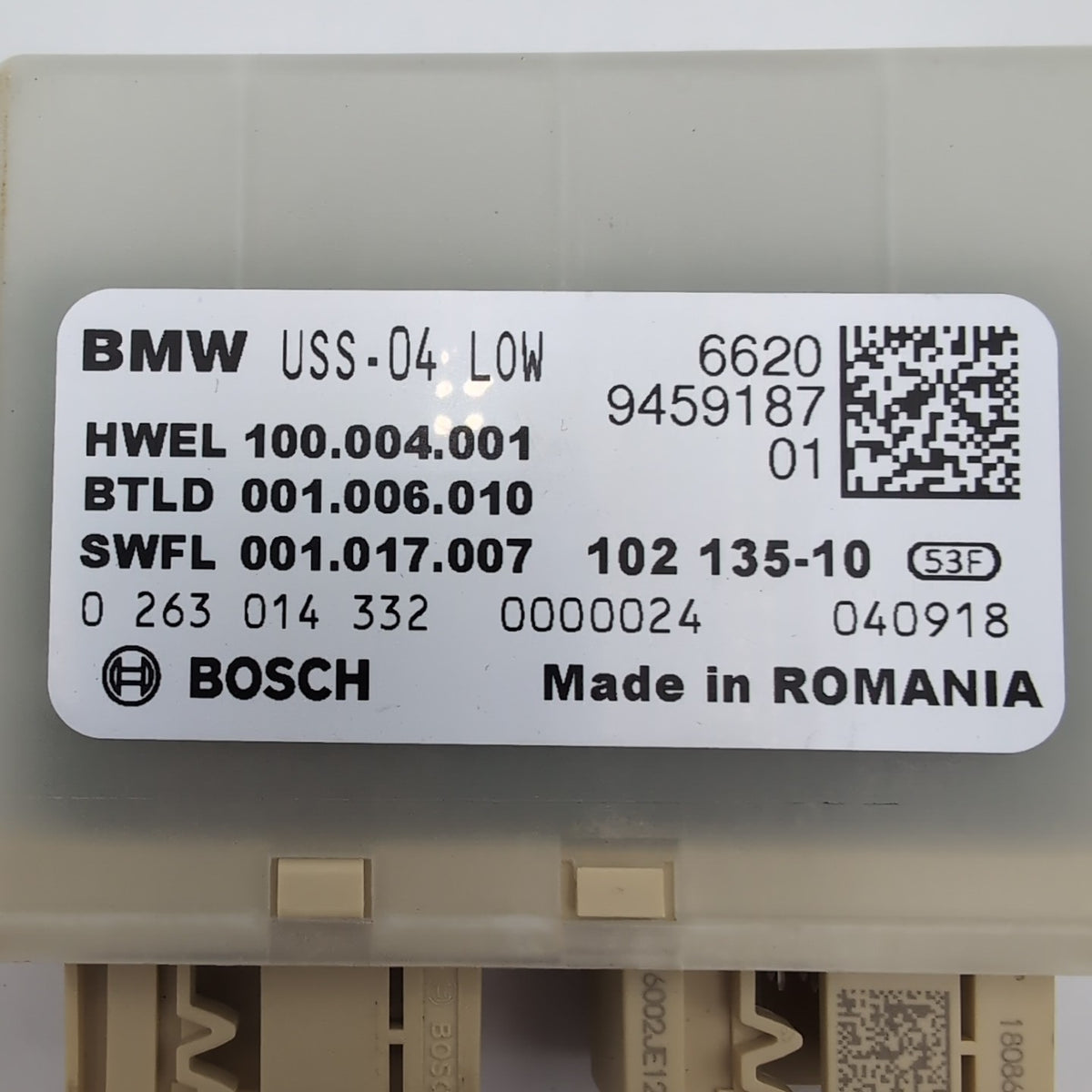2019- 2024 BMW 3 4 Series G20 G26 USS Low Ultra Sonic Sensor Control Module