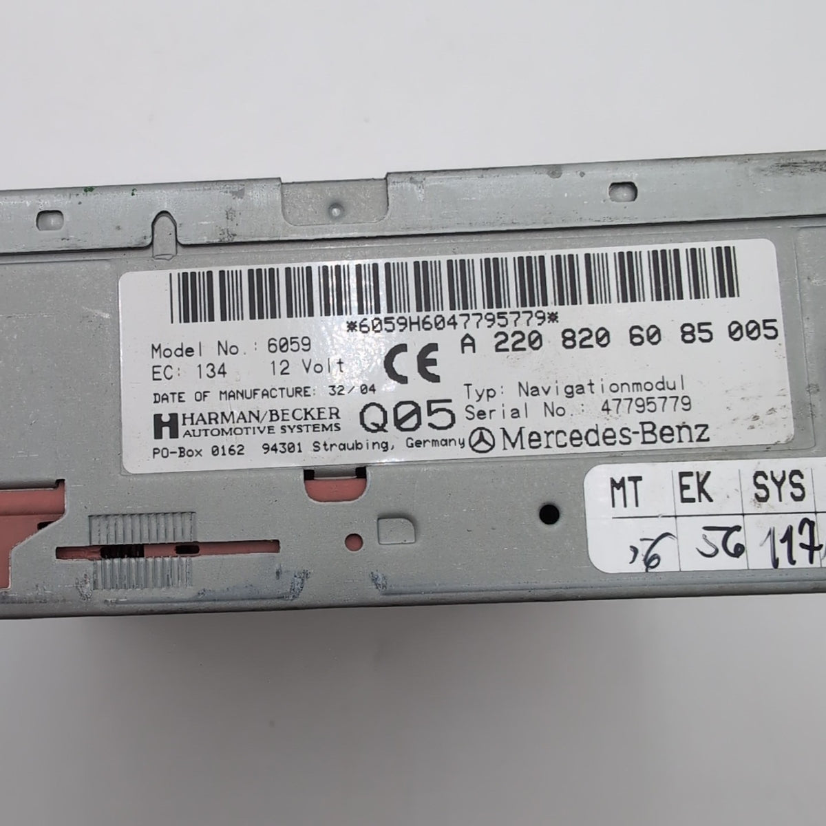 Mercedes R230 SL500 S430 S500 E350 Car Navigation DVD CD Player GPS Harman OEM