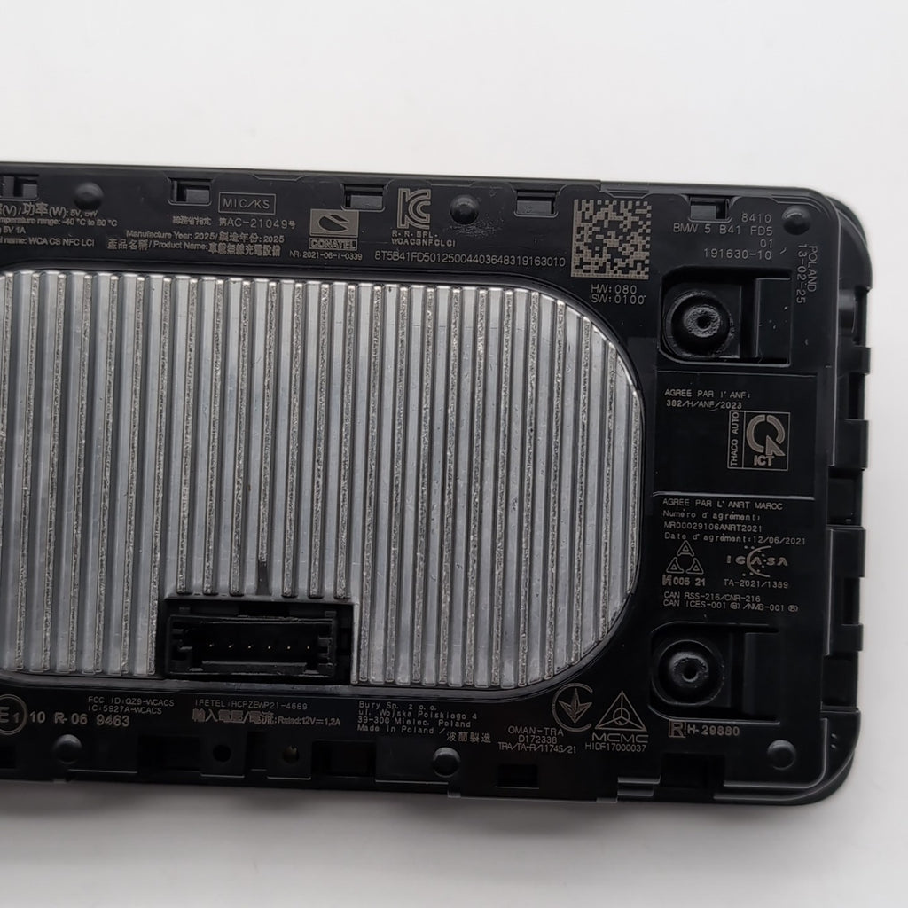 2019 - 2026 BMW G20 G26 G42 X5 X6 X7 Z4 Wireless Phone Charging Pad Tray 5B41FD5