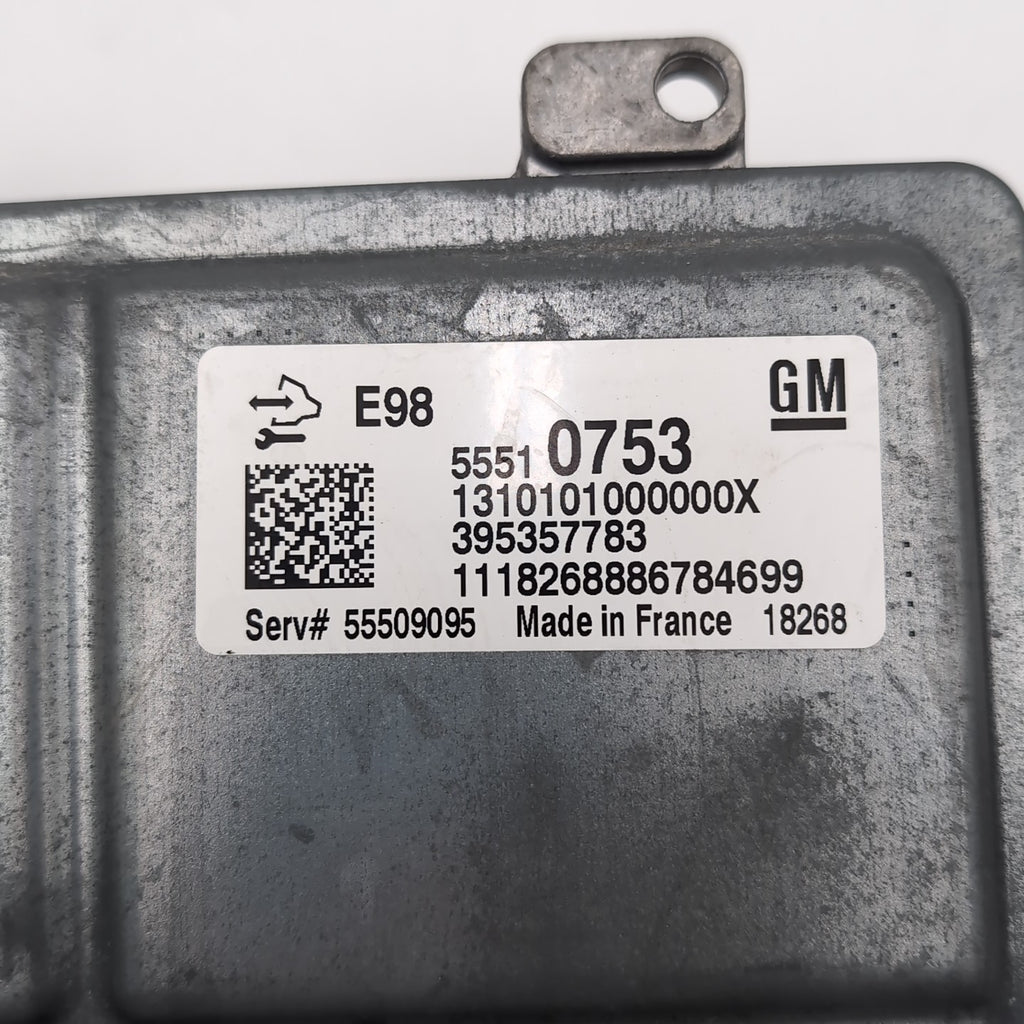 2019 Chevrolet Equinox 1.5 Engine Electronic Control Module EBX OEM E98 55510753