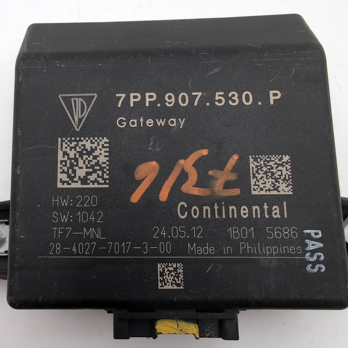 2013 Porsche Cayenne Gateway Control Module