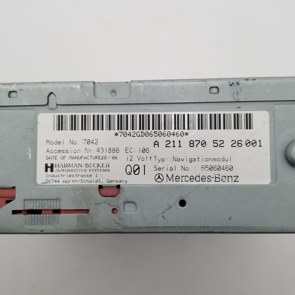 Mercedes R230 SL500 S430 S500 E350 Car Navigation DVD CD Player GPS Harman OEM