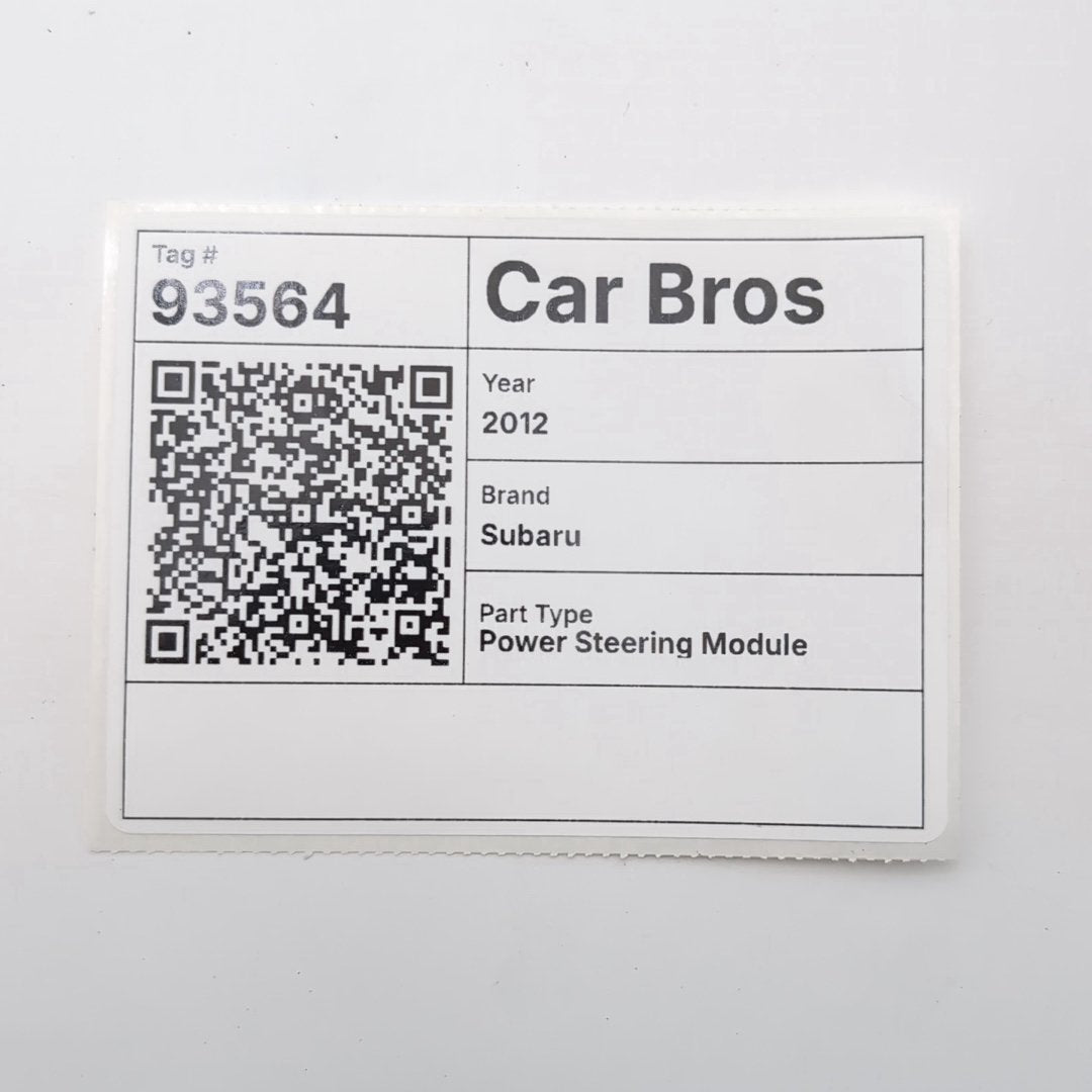 2012 - 2016 Subaru Impreza 2.0L AWD Power Steering Control Module 34710FJ000