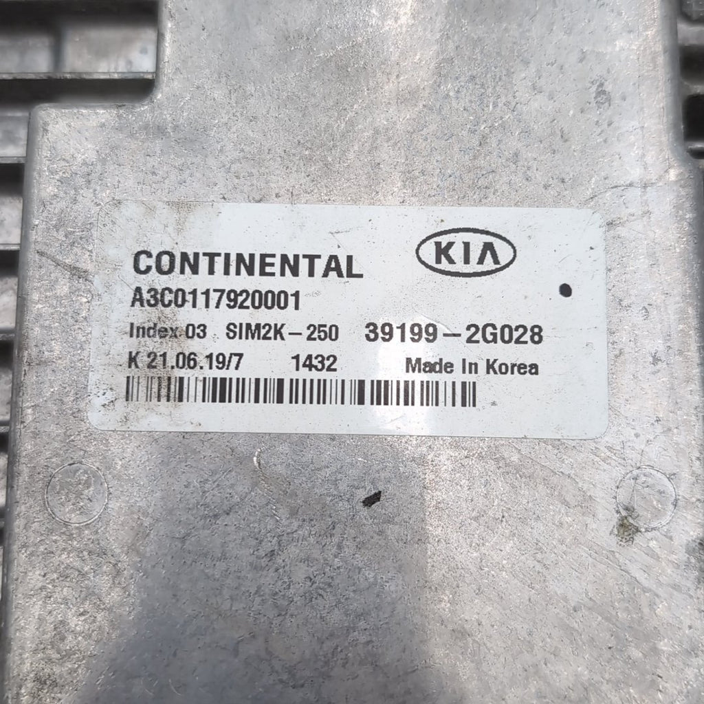 2019 2020 Kia Optima Engine Computer Control Module ECU 39199-2G028