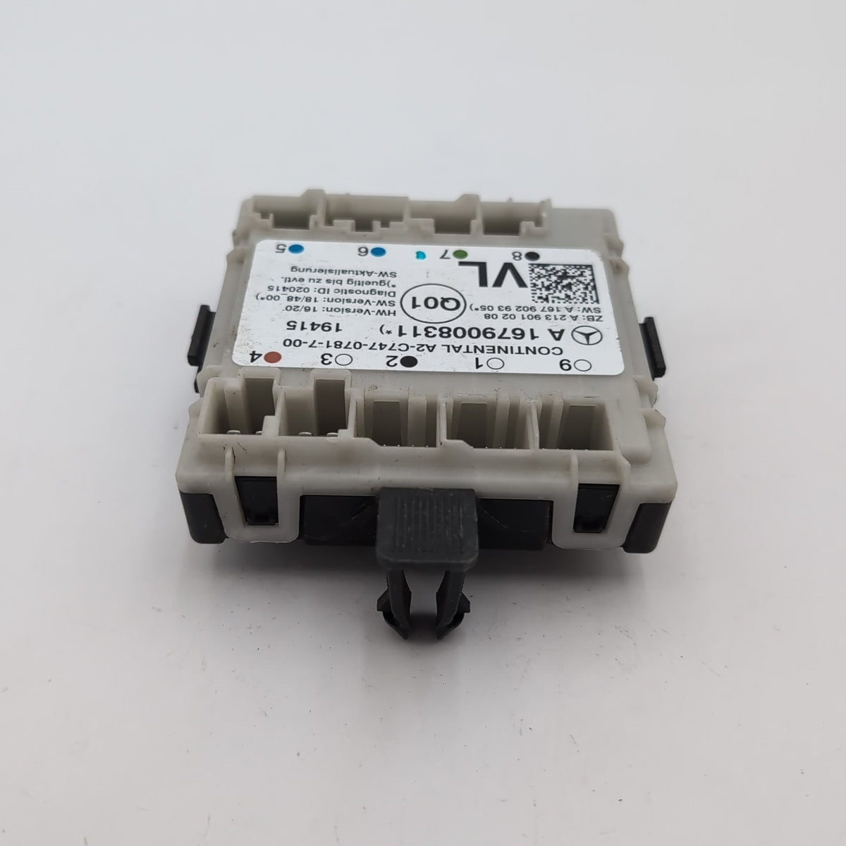 2020- 2023 MERCEDES E350 W213 FRONT LEFT DOOR CONTROL MODULE OEM A1679008311