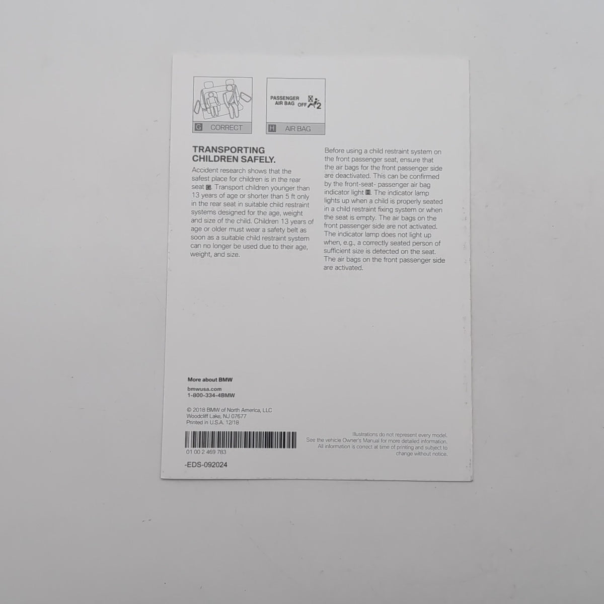 2025 BMW 4 Series Coupe Owners Manual Handbook with Case Set OEM 5B45C99