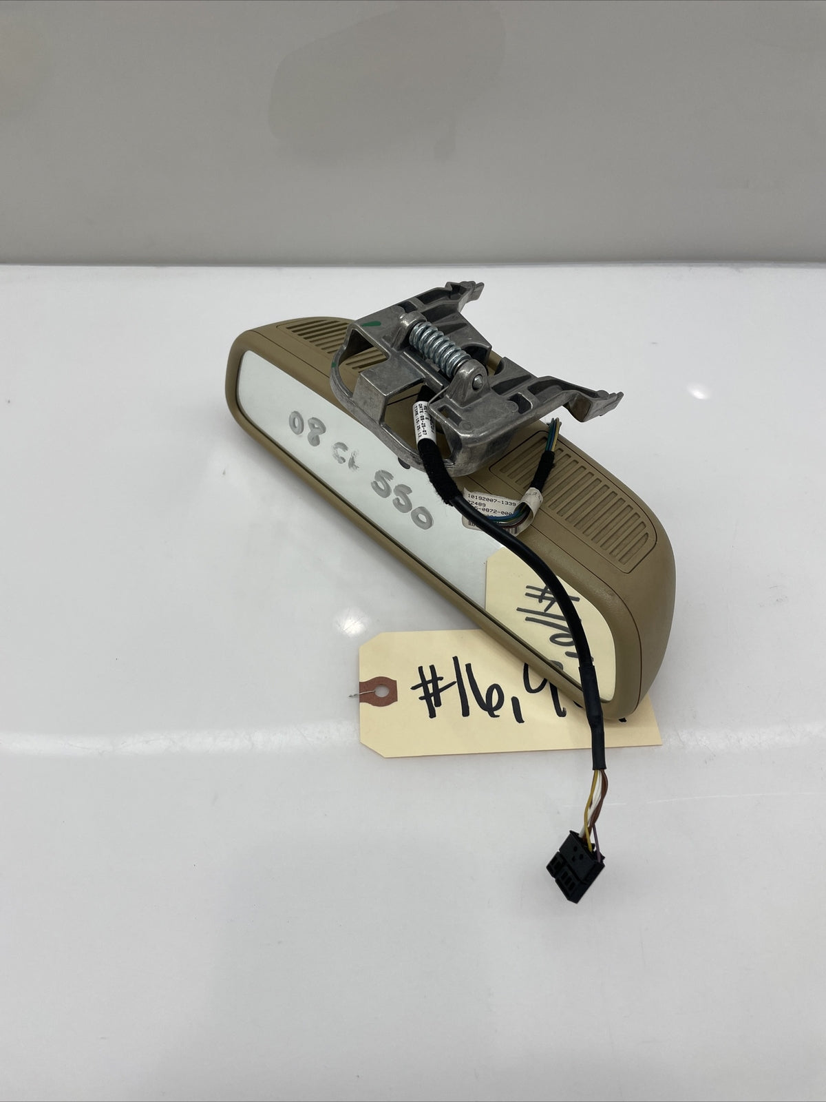 2007- 2010 Mercedes W216 Cl63 Amg Cl550 Cl600 Interior Rear View Mirror Beige