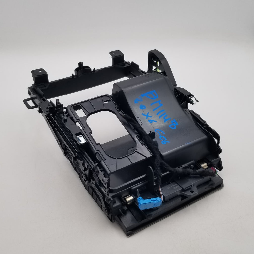 2019 - 2026 BMW X5 X6 X7 Center Console Storage Compartment Aluminum Rhombicle