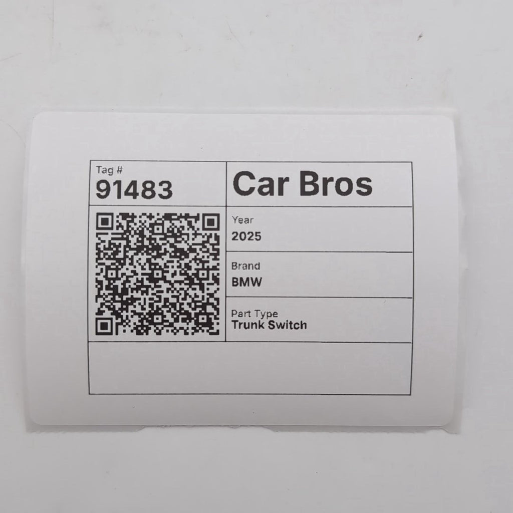 2023 - 2026 BMW G20 XM X3 X5 X7 Rear Trunk Open Close Release Switch 5A64C25