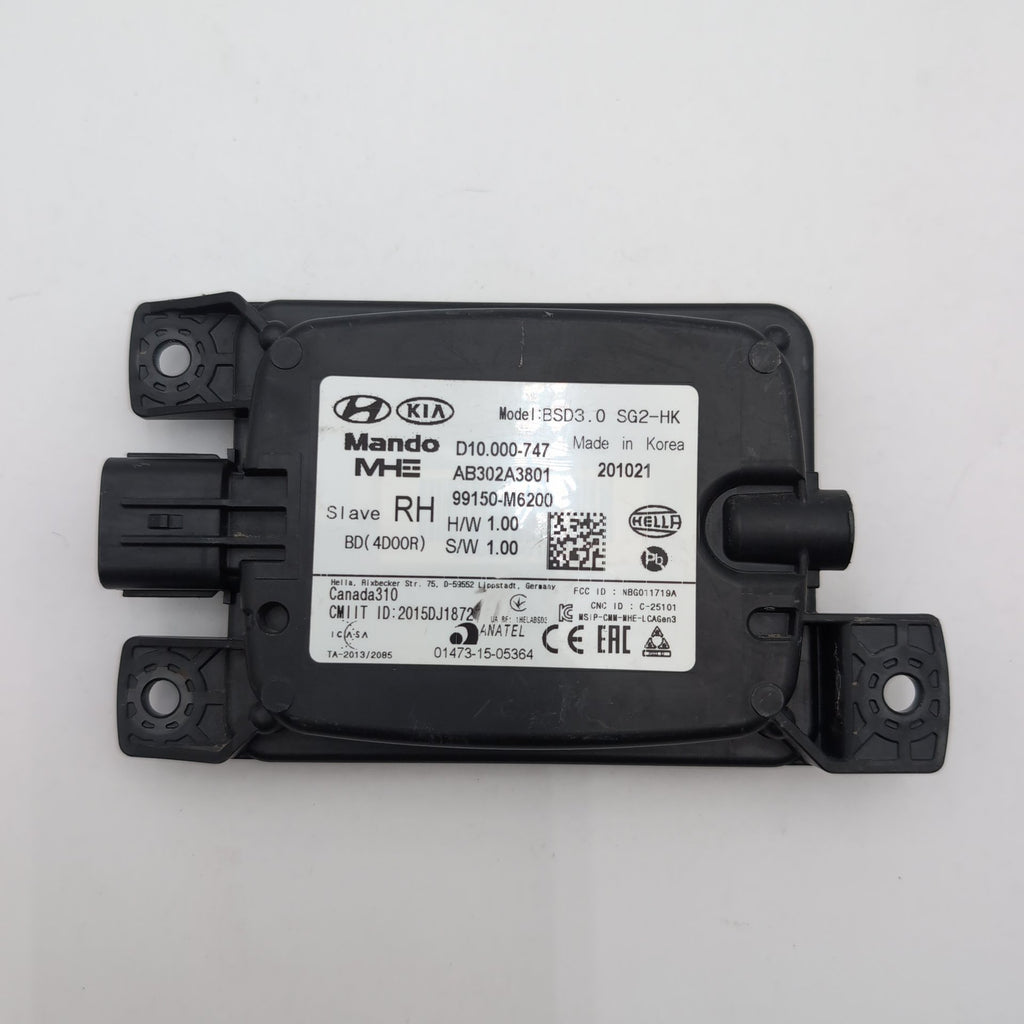 2019 2020 2021 Kia Forte RH SLAVE Rear Right Blind Spot Radar Sensor 99150-M6200