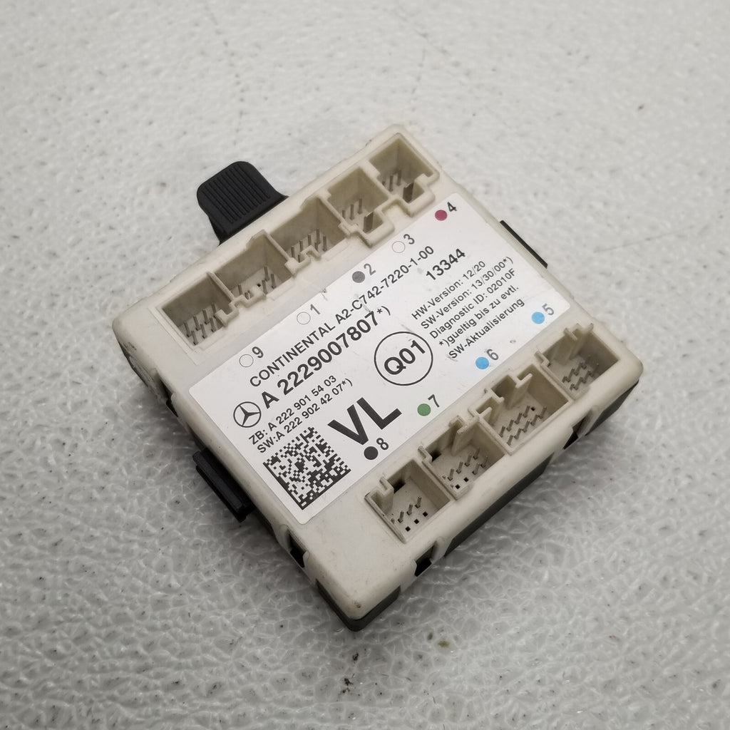 MERCEDES-BENZ E CLASS 2015-2021 DOOR CONTROL MODULE ECU A2139000308