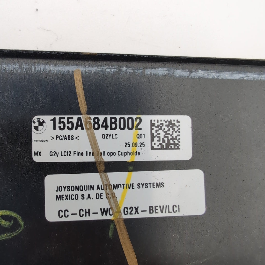 2023 - 2026 BMW 330i G20 G26 Center Storage Compart Fineline Open Pore Wood Trim