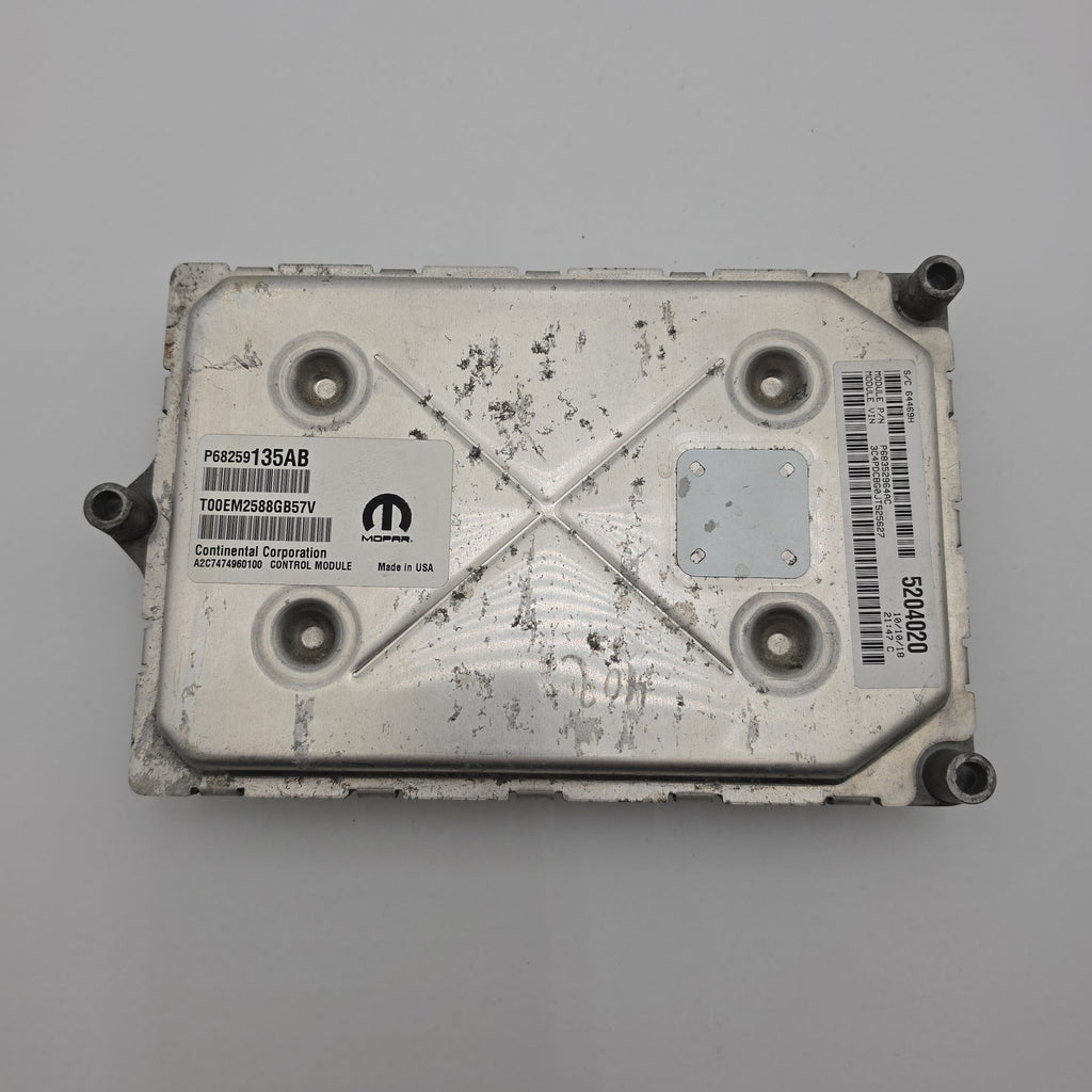 2016 - 2019 Dodge Journey 3.6L Engine Computer Control Module ECU 68259135AB
