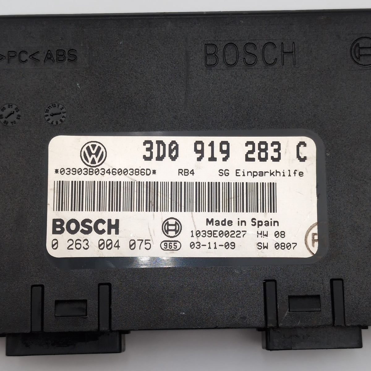 2004 2005 2006 Volkswagen Phaeton PDC Parking Assist Control Module 3D0919283C