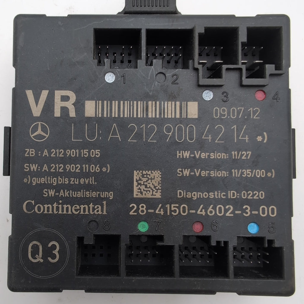 2008- 2014 Mercedes W204 C300 C350 Front Right Door Control Module A2129004214