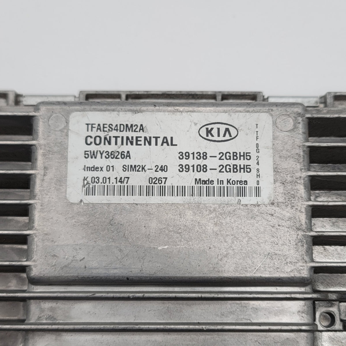 2014 2015 KIA OPTIMA Engine Computer Control Module ECU OEM 39138-2GBH5