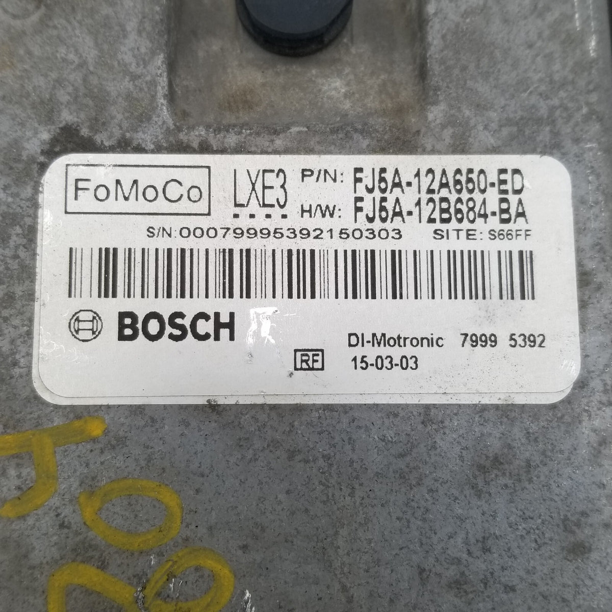 2015 2016 Ford Escape Computer Brain Engine Control ECU ECM EBX FJ5A12A650ED