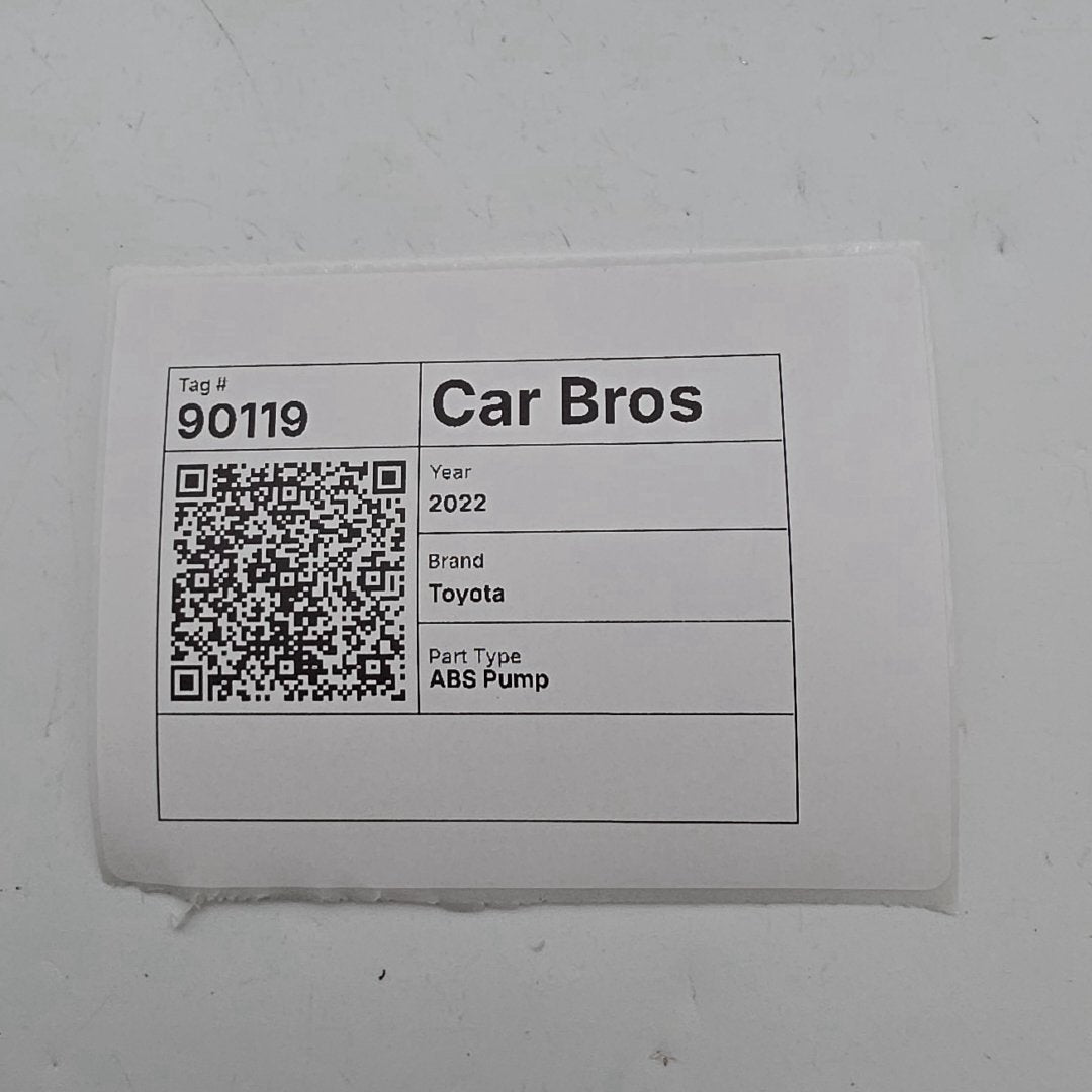 2022 Toyota RAV4 2.5L ABS Anti Lock Brake Pump 44540-0R440