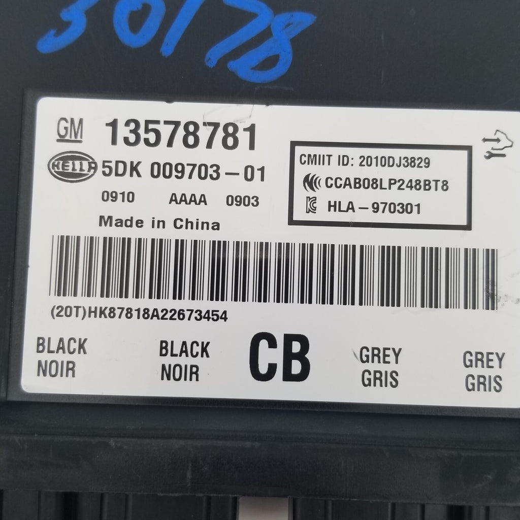 CADILLAC ATS 2.0L TURBO 2013 2014 OEM ANTI THEFT KEYLESS ENTRY ID COMPUTER
