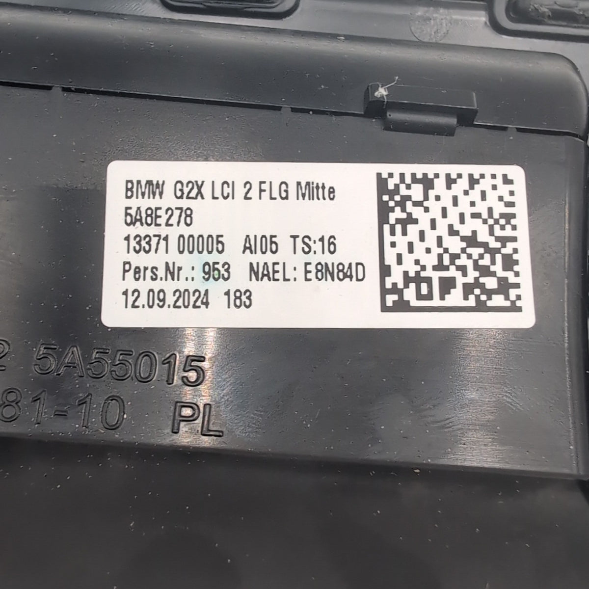 2025 2026 BMW G42 G20 G22 Center Dash Air Vent Assembly Trim Aluminum Rhombicle