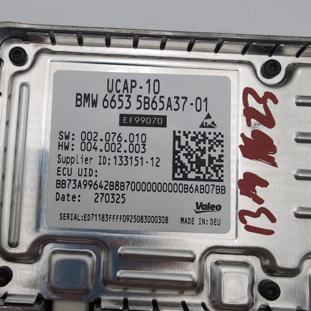 2025 2026 BMW G60 XM X1 X2 X3 X5 X7 UCAP-10 Surround View Camera Module 5B65A37
