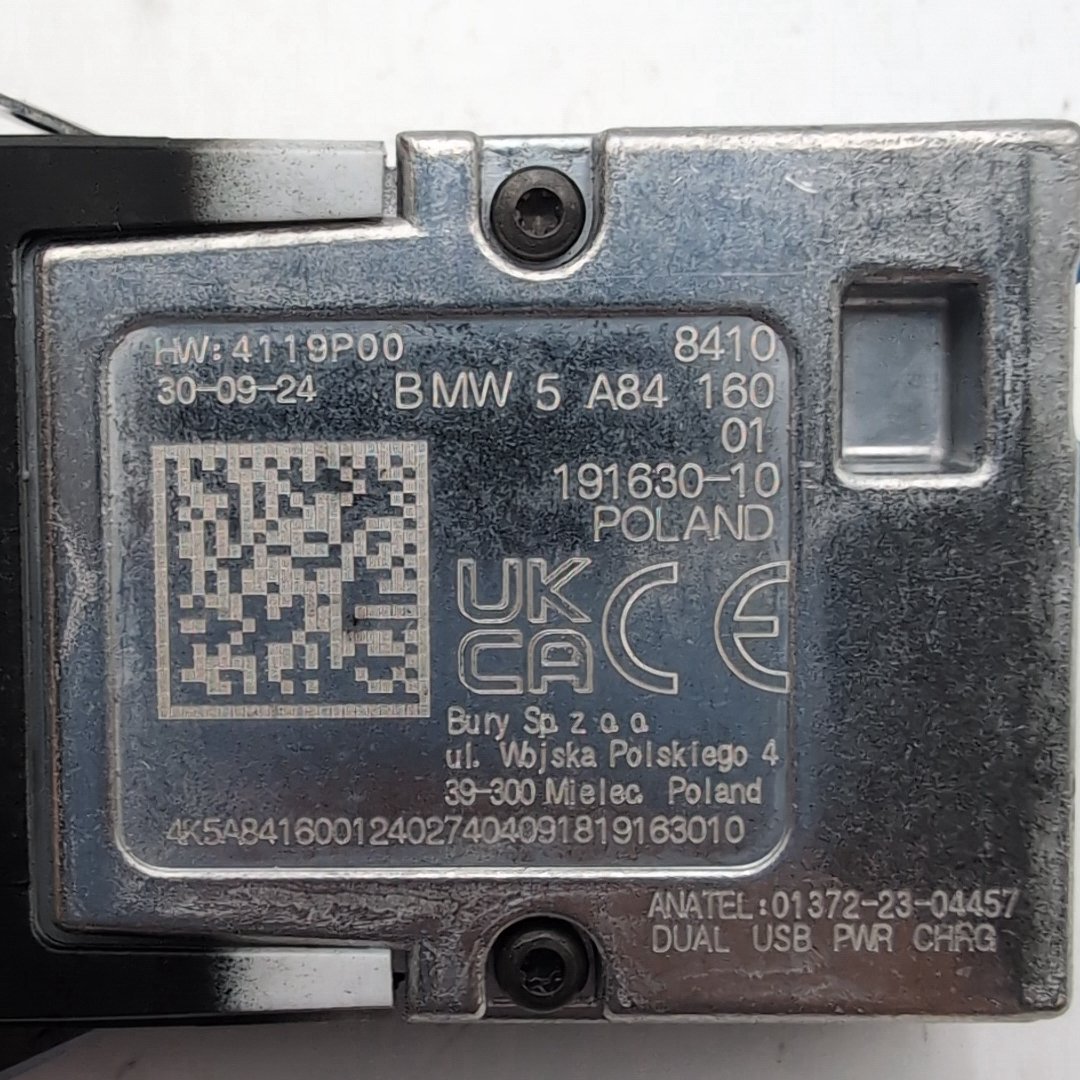 2019 - 2026 BMW G20 G26 G80 G22 G82 M3 M4 Dual USB Type C Charging Port 5A84160